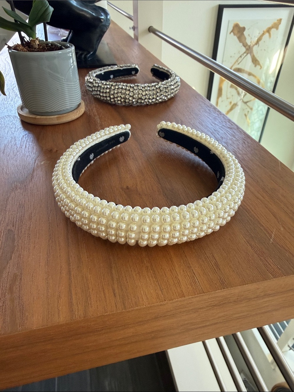 Lele Sadoughi Pearl Embellished Headband - Ivory